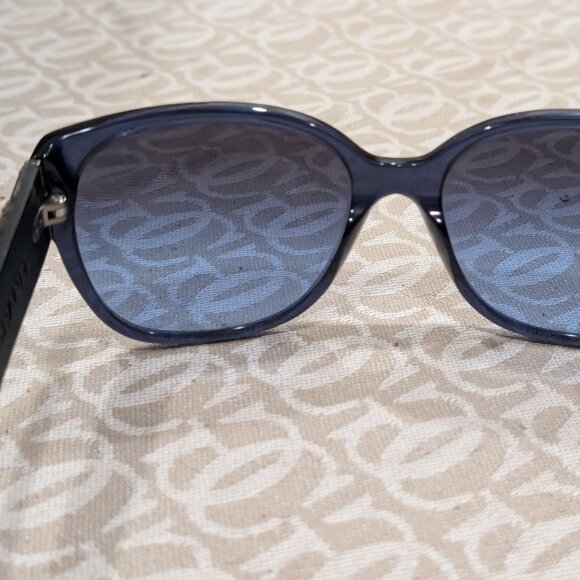 Authentic CHANEL Tweed Sunglasses Black Frame